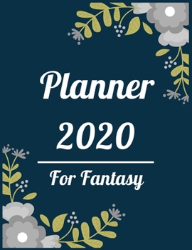 Paperback Planner 2020 for fantasy: Jan 1, 2020 to Dec 31, 2020: Weekly & Monthly Planner + Calendar Views (2020 Pretty Simple Planners) Book