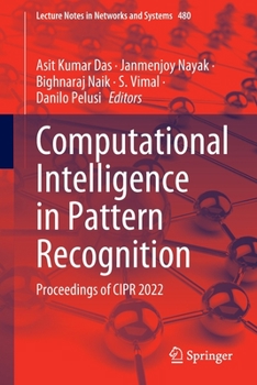 Paperback Computational Intelligence in Pattern Recognition: Proceedings of Cipr 2022 Book