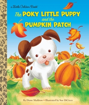 Hardcover The Poky Little Puppy and the Pumpkin Patch: A Little Golden Book for Kids and Toddlers Book