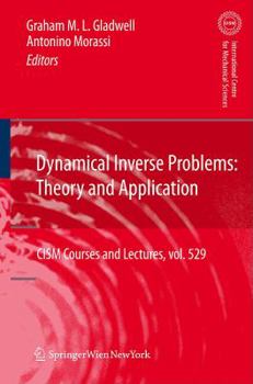 Hardcover Dynamical Inverse Problems: Theory and Application Book