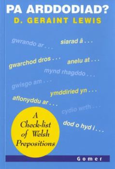 Paperback Pa Arddodiad? [Welsh] Book