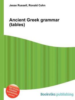 Paperback Ancient Greek Grammar (Tables) Book