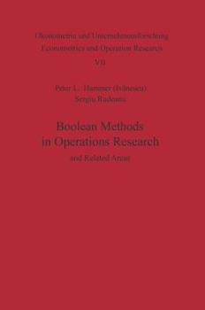 Paperback Boolean Methods in Operations Research and Related Areas Book
