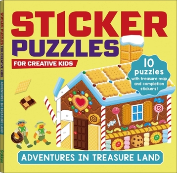 Paperback Sticker Puzzles; Adventures in Treasureland: For Creative Kids Book