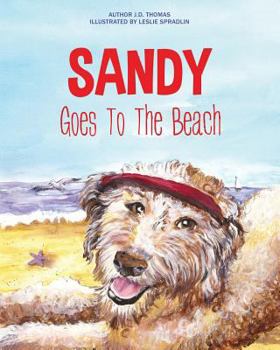 Paperback Sandy Goes To The Beach Book