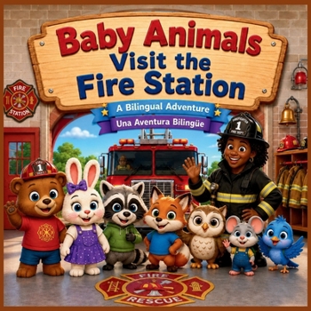 Baby Animals Visit the Fire Station: A Bilingual Picture Book for Kids About Firefighters, Fire Safety, Teamwork, and Helping Others (Baby Animals Bilingual Adventures)
