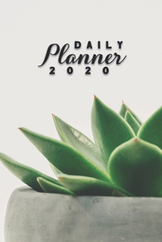 Paperback Daily Planner 2020: Green Nature 52 Weeks 365 Day Daily Planner for Year 2020 6x9 Everyday Organizer Monday to Sunday Life Plan Academic S Book