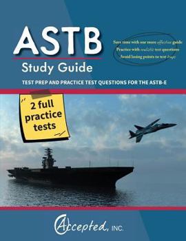 Paperback ASTB Study Guide: Test Prep and Practice Test Questions for the ASTB-E Book
