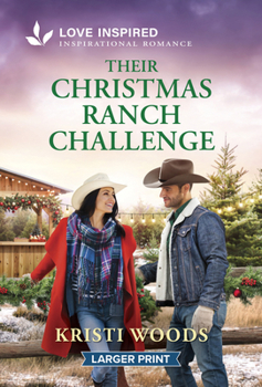 Mass Market Paperback Their Christmas Ranch Challenge: An Uplifting Inspirational Romance [Large Print] Book