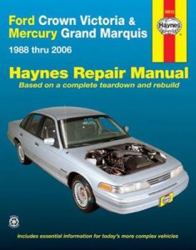 Paperback Ford Crown Victoria & Mercury Grand Marquis: 1988 Thru 2006 Book