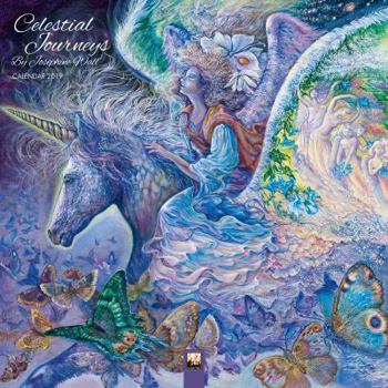 Calendar Celestial Journeys by Josephine Wall 2019 Square Glitter Flame Tree Book