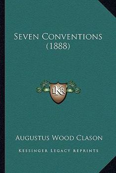 Paperback Seven Conventions (1888) Book