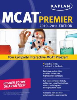 Paperback Kaplan MCAT 2010-2011 Premier (Kaplan MCAT Premier Program) Book