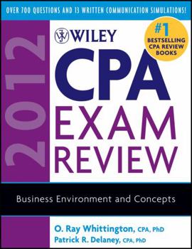 Paperback Wiley CPA Exam Review: Business Environment and Concepts Book