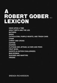 Paperback A Robert Gober Lexicon Book