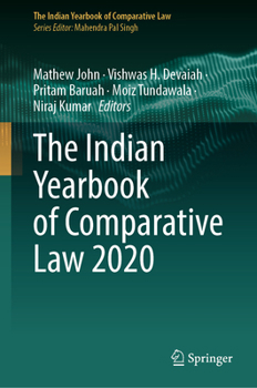 Hardcover The Indian Yearbook of Comparative Law 2020 Book