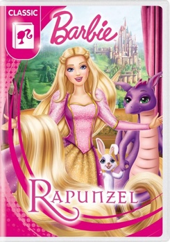 DVD Barbie As Rapunzel Book