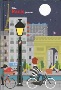 Bike Paris Journal: Lined Journal, Hardcover with Accordion Pocket, and Embedded Pen