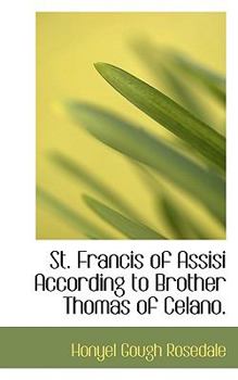 Paperback St. Francis of Assisi According to Brother Thomas of Celano. Book