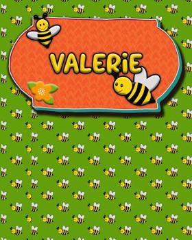 Paperback Handwriting Practice 120 Page Honey Bee Book Valerie: Primary Grades Handwriting Book K-2 Book