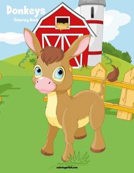 Paperback Donkeys Coloring Book 1 Book