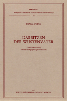 Hardcover Das Sitzen Der Wustenvater [German] Book