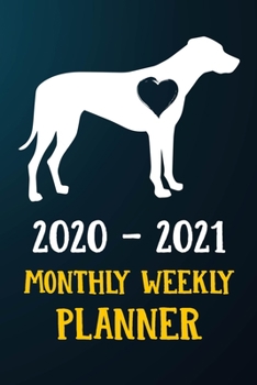 Paperback 2020 2021 Monthly Weekly Planner: Rhodesian Ridgeback Puppy Dog 2020 2021 Monthly Weekly Daily Planner Calendar Schedule Organizer Appointment Journal Book