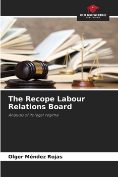 Paperback The Recope Labour Relations Board Book