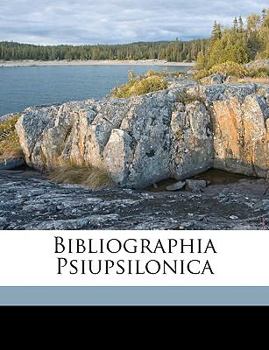 Paperback Bibliographia Psiupsilonica Book