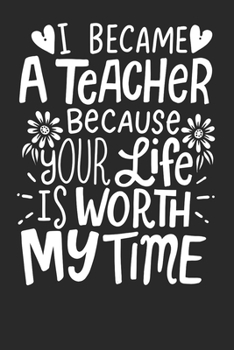 Notebook Journal: Teacher Saying 6x9 Dot Grid 120 Pages