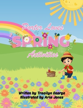 Paperback Porter Loves Spring Activities Book