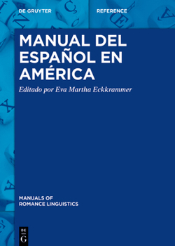 Hardcover Manual del español en América [Spanish] Book