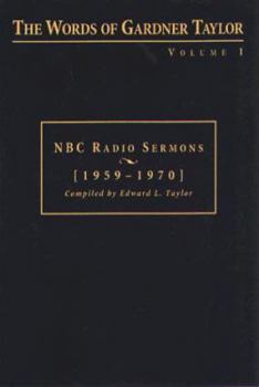 Hardcover NBC Radio Sermons: 1959-1970 Book