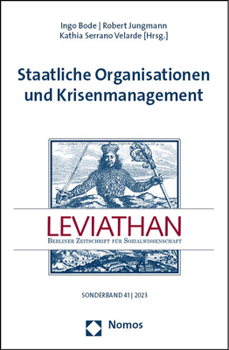 Paperback Staatliche Organisationen Und Krisenmanagement: Sonderband Leviathan [German] Book