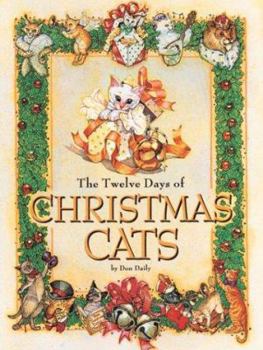Hardcover The Twelve Days of Christmas Cats Book