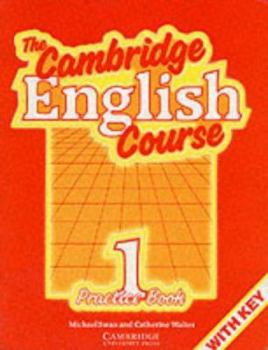 Paperback The Cambridge English Course 1 Practice Book with Key Book
