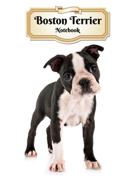 Paperback Boston Terrier Notebook: Puppy - Composition Book 150 pages 8.5 x 11 in. - Wide Ruled - Writing Notebook - Lined Paper - Soft Cover - Plain Jou Book