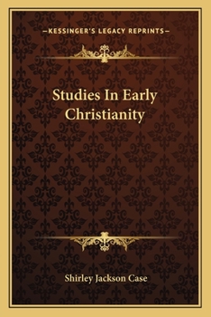 Paperback Studies In Early Christianity Book