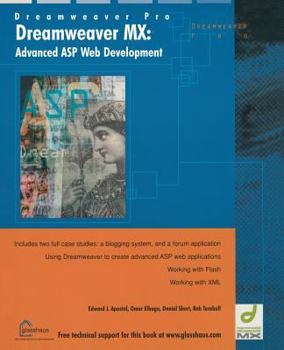 Paperback Dreamweaver MX: Advanced ASP Web Development Book