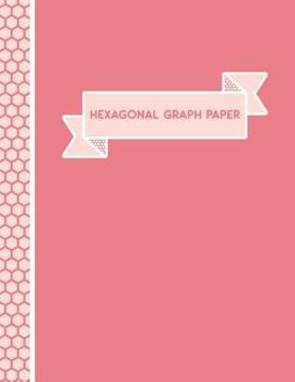Paperback Hexagonal Graph Paper: Notebook in Shades of Pink Book