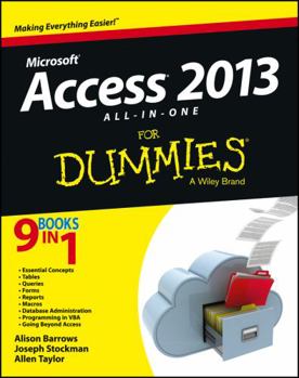 Paperback Access 2013 All-In-One for Dummies Book