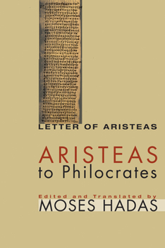 Paperback Aristeas to Philocrates: (Letter of Aristeas) Book