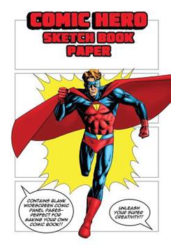 Paperback Comic Hero: sketch book paper Book