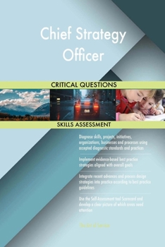 Paperback Chief Strategy Officer Critical Questions Skills Assessment Book