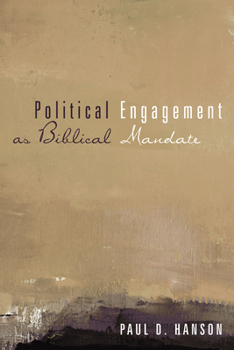 Hardcover Political Engagement as Biblical Mandate Book