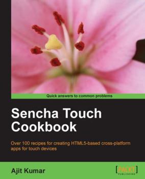 Paperback Sencha Touch Cookbook Book