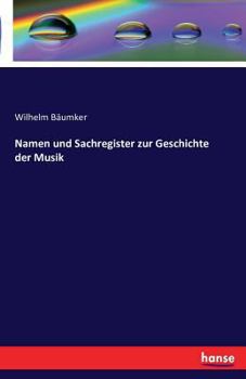 Paperback Namen und Sachregister zur Geschichte der Musik [German] Book