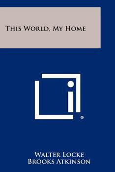 Paperback This World, My Home Book