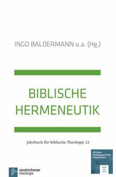 Hardcover Biblische Hermeneutik [German] Book