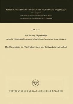 Paperback Die Reisebüros Im Vertriebssystem Der Luftverkehrswirtschaft [German] Book